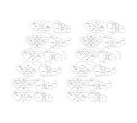 Genérico Golf Labels - 10 Sheets Swing Decals, Clubface Trainer, Golf Strike Tape, Accuracy Enhancer Stickers for Driving, Putting, Indoor, Outdoor, Coaching, Backyard, Green, Course