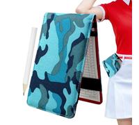 Generico Golf Pocket Scorebook - Oxford Cloth Design, Includes Pencil | Golf Notebook Yardage Book | Camouflage Scorebook, Club Scorecard, Outdoor Sports Gadget Men Women Golfers Portable Journal