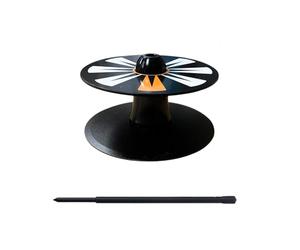 Generico Golf Putting Cup Practice Green Disc - ABS Metal 10,4 cm Diameter Hole Target Set - Chipping Training Aid for Backyard Office Indoor - Flag Stick Accessory