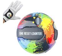 Generico Golf Score Counter | Golf Stroke Counter Clicker | Reset Clip for Gloves- Olf Stroke Çounter Up To 12 Shots with Touch Reset for Scoring Keeper Putting Green Driving Range Backyard
