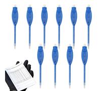 Genérico Golf Score Pen - Wooden 2H Lead 10 Piece Set with Oval Clip Design | Scoring Pencil For Course Tournament Meeting Office Note Taking and Sports Event Record Use