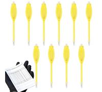 Generico Golf Scoring Pencil, Oval Clip Score Marker, 4.92x0.79 Inches Versatile & Convenient, 10 2h Writing Tools for Sports Tracking, Compact Graphite Pens to Golfers, And Game Events