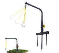 Generico Golf Swing Aid - Adjustable Height Effortless Simulator Alignment Stand | Golf Practice Equipment,Realistic Swing Simulation for Indoor Outdoor Golfers Men Game Golfing