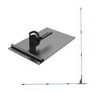 Genérico Golf Swing Plane Training Aid - Adjustable Portable Practice System, Indoor Golf Swing Trainer with Angle Bracket Board, Club Aiming Putting Plane Device For Beginners Youth