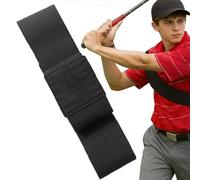 Genérico Golf Swing Training Aid, Elastic Putting Practice Tool, Golf Training Aid Arm Band with Hook and Loop Fastener, Adjustable Athletic Accessory for Muscle Memory, and Stroke Consistency
