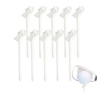 Genérico Golf Tees, Ball Holder, Flight Path Par tee Set, 3.1.4 Inch 10 Piece Pack Designed for Stability, Reduced Friction, and Longer Distance with Irons & Hybrids, Sports Accessories