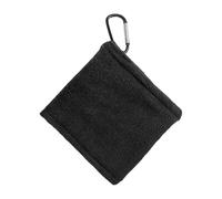 Genérico Golf Towel - Golf Cleaning Towel | Microfiber Quick Dry Putting Green Club Cleaning Tools with Carabiner Clip for Men Women Father Dad Husband Him Boyfriend Sports Accessories