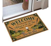 Genérico Golf Washable Room Decor | Welcome Mat 40x60cm Large Funny | Welcome Doormat Outdoor Area Rug For Porch Patio Apartment Club Party Housewarming Holiday Indoor Home Entryway