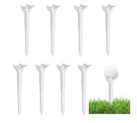 Genérico Golfer Tees, Flexible Golf Tees 3.15 Inches Lightweight and Easy to Carry, Abs Training Accessories, for On-Course Practice Teens Adults Women Men Youth Golfers Family, Orange