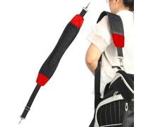 Generico Golftaschengurte - Nylon 120X10X5Cm Verstellbar | Robuste Einzelne Schultergurte mit Dick Gepolstert, Rutschfest, Ersatz für Golftaschen Zubehör, Komfortables Golfen | Schwarz Weiß Blau Rot