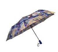 Genérico Goods4good Paraguas con Cuadro de Van Gogh La noche Estrellada 60 cm Anti Viento Largo Automático Para Mujer/Hombre