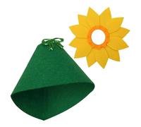 Genérico Goose Costume - Felt Sunflower Hat 10cm Skirt 11.5x10cm | Whimsical Home Decor Outfit Set | Goose Outfit For Elegant Living Room Apartment Party Holiday Decoration