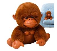 Genérico goril Plush Toy - Gibbon Stuffed Animal Monkey Dol,l Realistic Chimpanzee Soft Pillow Plush | Creative Hugging Toy for Bedroom Living Room Kids Gift and Home Decor