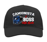 Generico Gorra camionero El jefe de la carretera. Regalo cumpleaños para hombre papá abuelo Gadget - Gorra camionero, Camionero jefe de la carretera, Talla única