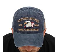 Genérico Gorra de Béisbol 1776-2026 | Gorra de Celebración 250 Aniversario, Conmemorativa Patriótica - para Viajes, Vacaciones, Oficina, IR a Diario al Trabajo, Acampar