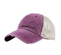 Genérico Gorra de béisbol Ajustable Unisex Gorras de Hombre Ajustable One-Size Moda Gorro para Running Beisbol Tenis Golf (Wine, One Size)