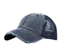 Genérico Gorra de béisbol Ajustable Unisex Gorras de Hombre Ajustable One-Size Moda Gorro para Running Beisbol Tenis Golf (Navy, One Size)