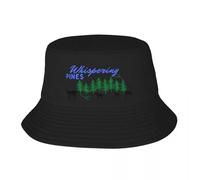 Genérico Gorra de béisbol de Hombre, 2025 Nueva Gorra Bucket Azul y Negra de Whispering Pines Sombrero de Senderismo Ropa de Bolso de Playa Hombre Mujer