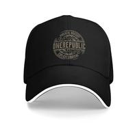 Genérico Gorra de béisbol de Hombre, OneRepublic Escape To Europe 2025 Ropa de Gira Hombre, Gorra de béisbol Femenina, Gorra de Padre Moda Tocado de Exterior Gorra Snapback Ajustable