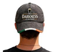 Genérico Gorra de Béisbol | De y ajustable para San Patricio - Gorro Hello Darkness My Old Friends - para Desfiles, Eventos, Celebraciones, Festivales, Uso Diario, Unisex