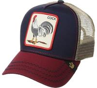 Genérico Gorra de béisbol Hombre Estilo Trucker - Parche Gallo Bordado - Rejilla Transpirable y Cierre Ajustable - Gorra Casual de Moda
