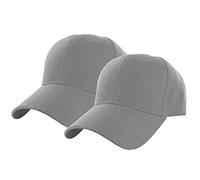 Genérico Gorra de béisbol para Hombre Casual Deportes de Sombrero One-Size Moda Gorro para Beisbol Tenis Golf (Grey, One Size)
