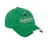 Genérico Gorra de béisbol para hombre | De y ajustable para San Patricio - Gorro Hello Darkness My Old Friends - Para celebraciones, eventos, festivales, viajes diarios y deportes al aire