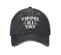 Genérico Gorra de béisbol para Hombres, Gorra de béisbol de Mujer Die Hard Yippee Ki Yay Cupon Unisex para la Cabeza de Navidad Ajustable para Exteriores