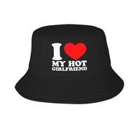 Genérico Gorra De Pescador Amo Mi Novia. Amo Mi Novia Gorra Senderismo | Gorra De Pescador Transpirable Plegable Sombrero Sol Para Senderismo Deportes Viajes Buckets Hat