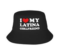 Genérico Gorra De Pescador Amo Mi Novia Latina, Amo Mi Buckets Hat | Gorra De Pescador Ligero Unisex Beach Bucket Hat Para Playa Exteriores Senderismo Gorra Senderismo