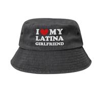 Genérico Gorra De Pescador Amo Mi Novia Latina, Amo Mi Buckets Hat | Gorra De Pescador Transpirable Unisex Bucket Sombrero Verano Para Senderismo Viajes Deportes Sombrero Sol