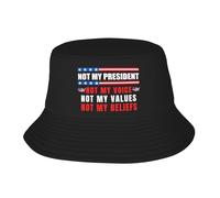 Genérico Gorra De Pescador Es Mi Presidente, Es Mi Voz Mi Gorra Senderismo | Gorra De Pescador Plegable Unisex Buckets Hat Para Playa Senderismo Viajes Bucket Sombrero Verano