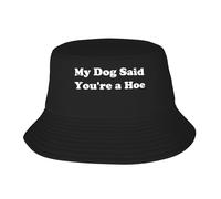 Genérico Gorra De Pescador Gracioso: Mi Perro Dijo Eres Gorra Senderismo | Gorra De Pescador Plegable Ligero Buckets Hat Para Senderismo Viajes Exteriores Sombrero Sol