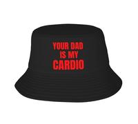 Genérico Gorra De Pescador Tu Papá Es Mi Cardio Sombrero Sol | Gorra De Pescador Plegable Anti-Uv Beach Bucket Hat Para Playa Viajes Deportes Bucket Sombrero Verano