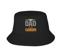 Genérico Gorra De Pescador Tu Papá Es Mi Cardio Sombrero Sol | Gorra De Pescador Unisex Transpirable Beach Bucket Hat Para Playa Deportes Viajes Gorra Senderismo