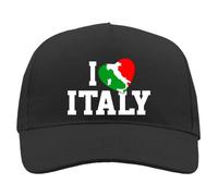 Generico Gorra Italia para hombre y mujer Gadget Regalo Amantes Italia - I Love Italy, I love Italy, Talla única
