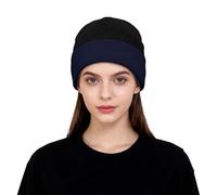Genérico Gorra Mujer Invierno Pompon,Este Elegante Y VersáTil Gorro De Punto En Capas Es Adecuado Tanto para OtoñO como para Invierno Y Su Textura Suave Y CóModa Lo Hace OtoñO E Invierno