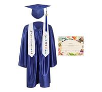 Genérico Gorra Y Toga De Graduación De Kindergarten,Toga De Graduación Para Niños - Vestimenta Académica Infantil Y Disfraz De Felicitación Para Graduados