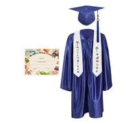 Genérico Gorra Y Toga De Graduación De Kindergarten, Traje De Graduación Infantil Para Disfrazarse, Vestimenta Académica Infantil Y Disfraz De Felicitación Para Graduados