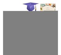 Genérico Gorra Y Toga De Graduación De Preescolar - Traje De Graduación Para Preescolar - Vestimenta Académica Infantil Y Disfraz De Felicitación Para Graduados