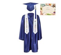 Genérico Gorra Y Toga De Graduación Infantil - Traje Para Fotos De Graduación Infantil,Conjunto Para De De Preescolar 2025 Para Niños