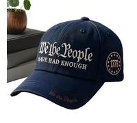 Genérico Gorras Patrióticas para Hombre | Nosotros El Pueblo Ya Basta Gorras - de Béisbol Vintage - para Mujeres Hombres Veteranos Camping Senderismo Eventos Deportivos Celebraciones Desfiles 4 de