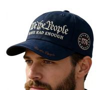 Genérico Gorro 1776,Nosotros El Pueblo Ya Basta Gorras - Gorras de Béisbol Vintage,para Adultos Y Adultas En Actividades De Camping Senderismo Golf Ciclismo Y Eventos Al Aire