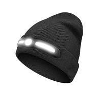 Generico Gorro con luz - Sombrero LED con 3 modos | Gorra de invierno recargable para mujer, hombre, niños, adultos | Exterior Trekking Camping Correr Ciclismo