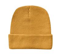 Genérico Gorro con Orejeras Mujer,Gorro Unisex De Punto Jacquard De Color Liso