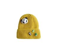 Genérico Gorro de Punto for bebé de la Serie Winter Yellow: Adorable Gorro con diseño de Dibujos Animados for niños de 1 a 5 años(Yellow15)