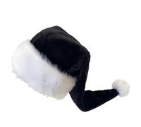 Genérico Gorro De Santa Claus | Poliéster Tradicional Sombrero Encantador - Gorros De Navidad Para Niños,Para Mujeres Hombres Familia Fiesta Cosplay Halloween Año Nuevo Cumpleaños