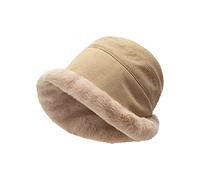 Genérico Gorro Lana Mujer,Gorros De Invierno para Hombres Y Mujeres Gorro De Punto Y CáLido con Forro Polar Gorro con PuñOs Y Medias De Esquí