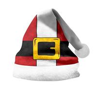 Genérico Gorro Navidad - Gorro Termico Gorro De Papá Noel Navideño Estampado con Puños Gruesos Unisex para Niños Y Adultos Accesorio Festivo para Fiestas Gorro De Doble Cara