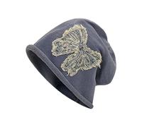 Genérico Gorro Pelo Mujer Nieve,Sombrero De Pescador Bordado para Mujer Estilo Moderno ala Ancha Se Adapta A Cabezas Grandes DiseñO Que Adelgaza El Rostro